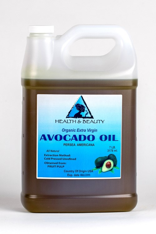 Avocado oil extra virgin organic unrefined cold pressed raw natural